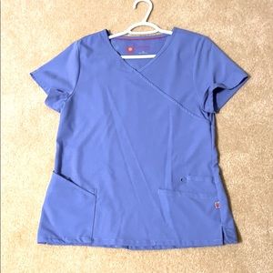 Women’s Urbane scrub set. Med. ceil blue.
